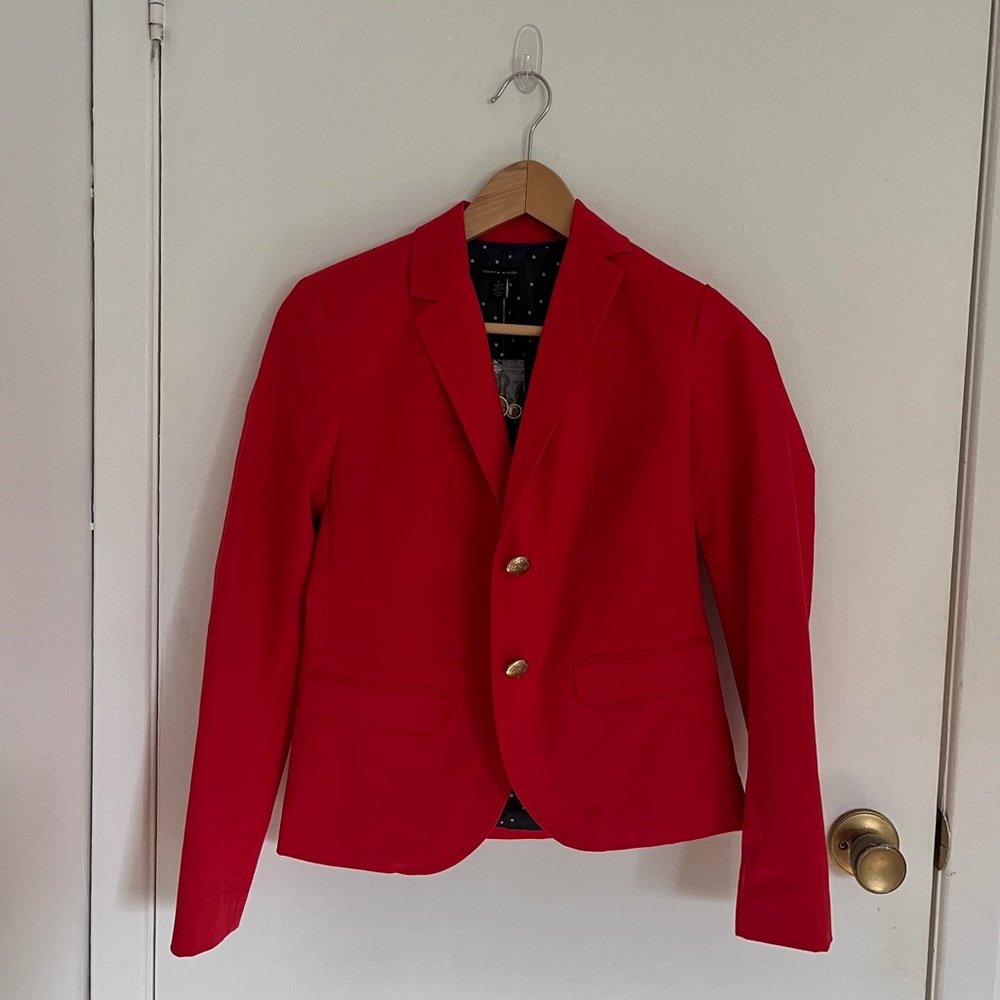Tommy Hilfigher Red Blazer - BNWT